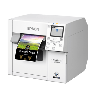 [C31CK03102MK] Epson ColorWorks C4000, Matt Black Ink, cutter, ZPLII, USB, Ethernet [C31CK03102MK]
